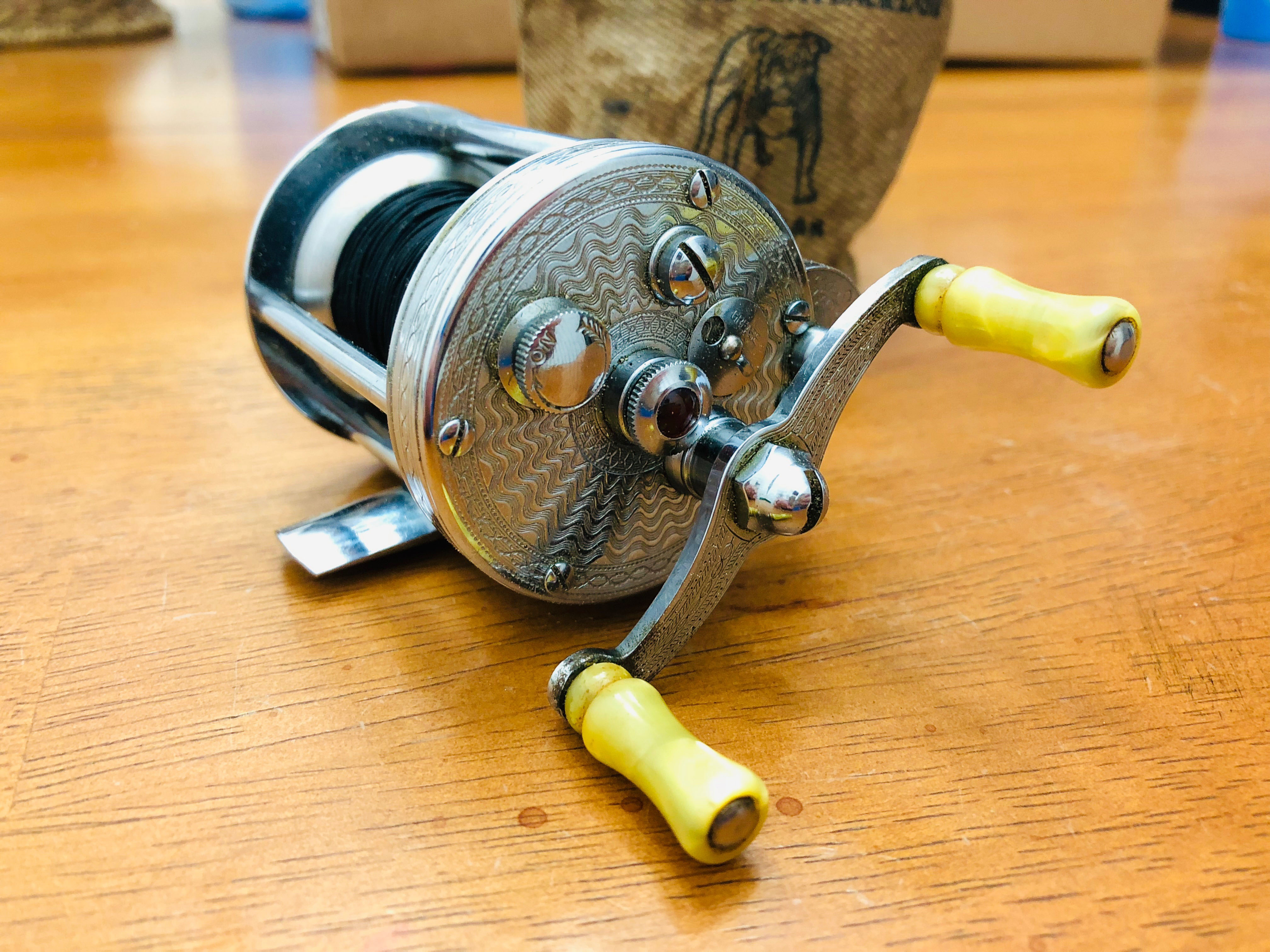 Summet Pflueger Fishing Reel, the 1993L was made from 1935 until