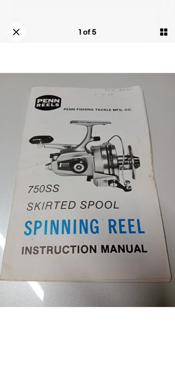 1979 Penn 750SS Fishing Reel Ad - Skirts are in