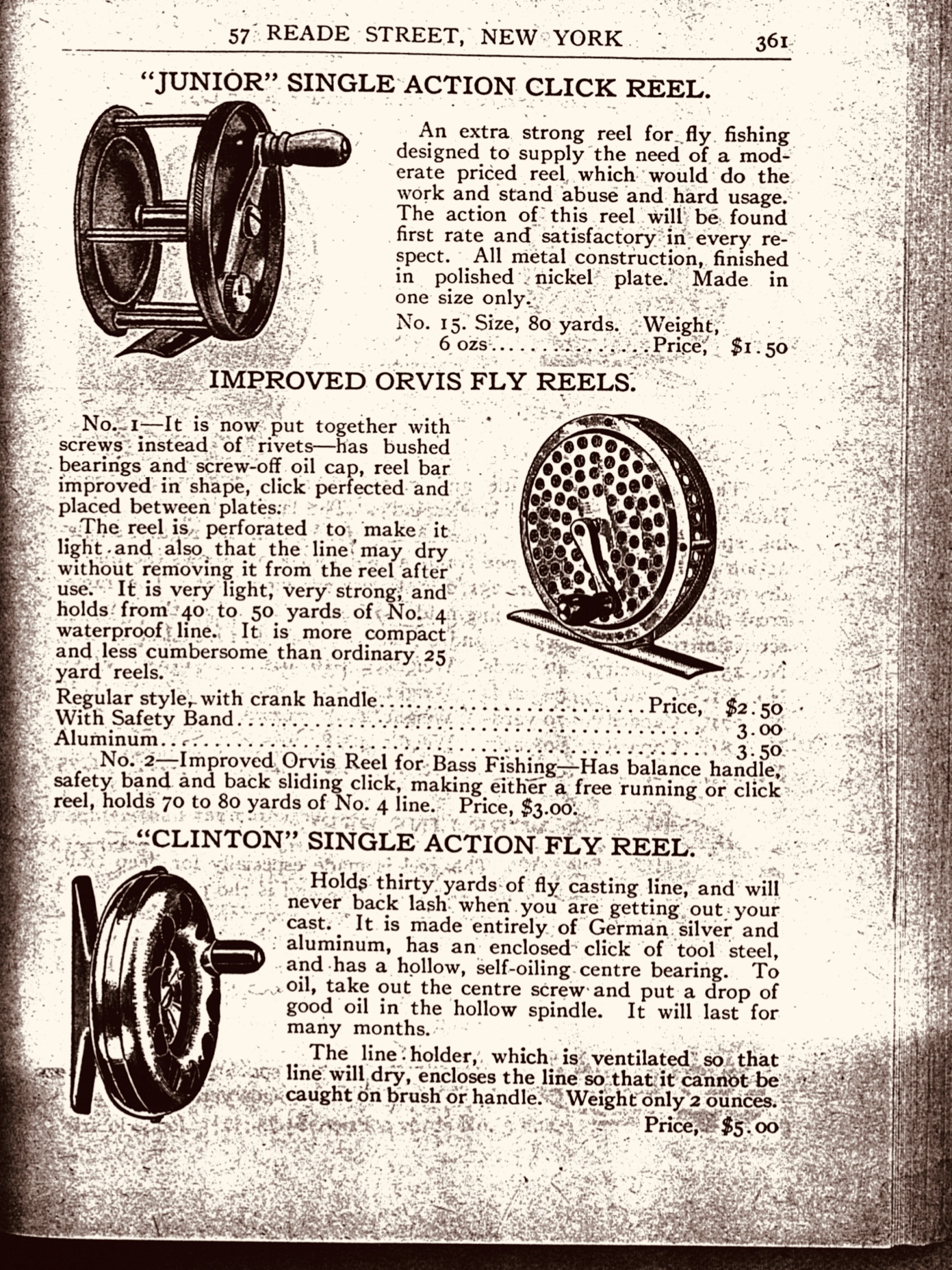 Orvis aluminum model 1874 patent - Reel Talk - ORCA