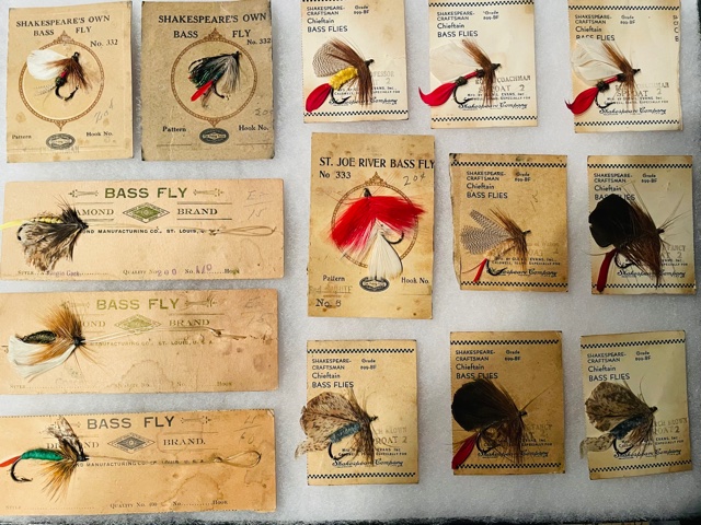 Wet Fly Frame – Snelled Flies on Antique Hooks