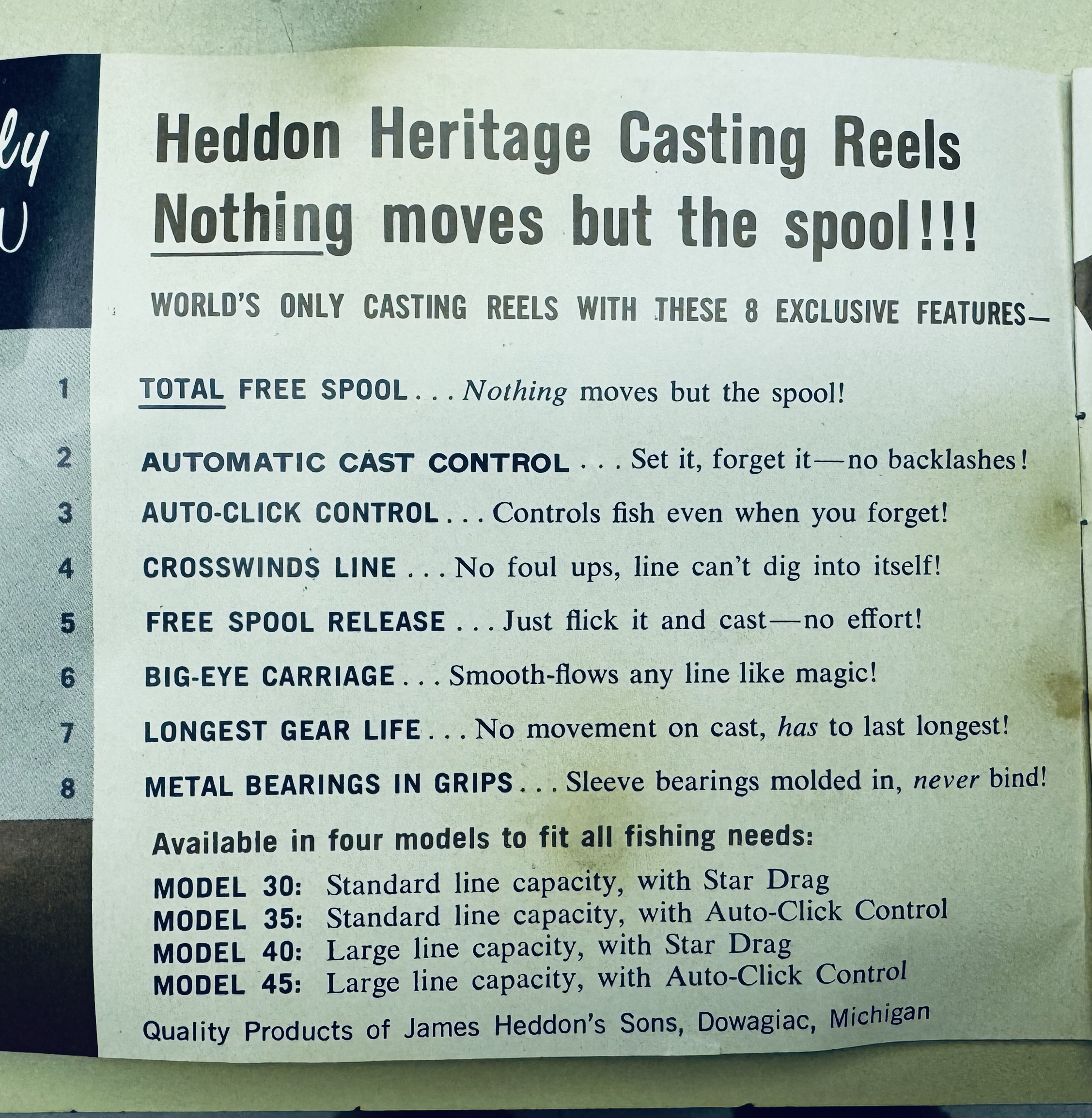 Heddon Heritage III casting reel?? - Reel Talk - ORCA Heddon Heritage III casting reel?? - Reel Talk - ORCA