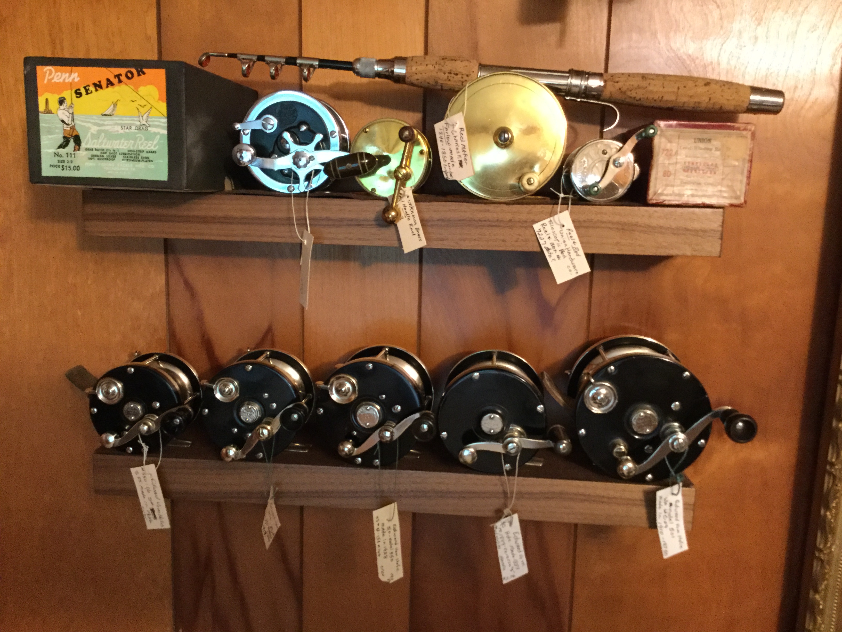 Vintage Fishing Reel Collection